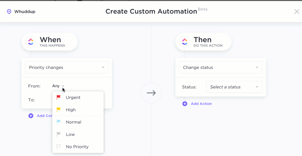 Use receitas de automação pré-construídas ou personalize-as com base nas suas necessidades, para que sua equipe possa se concentrar onde é mais importante. Use receitas de automação pré-construídas ou personalize-as com base nas suas necessidades, para que sua equipe possa se concentrar onde é mais importante.