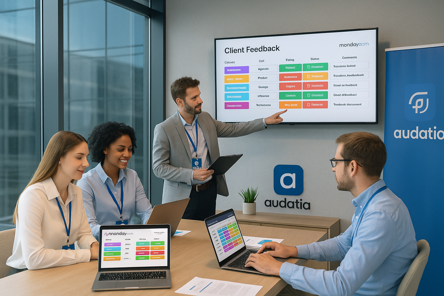 Profissional vs. Corporativo da monday.com Comparativo