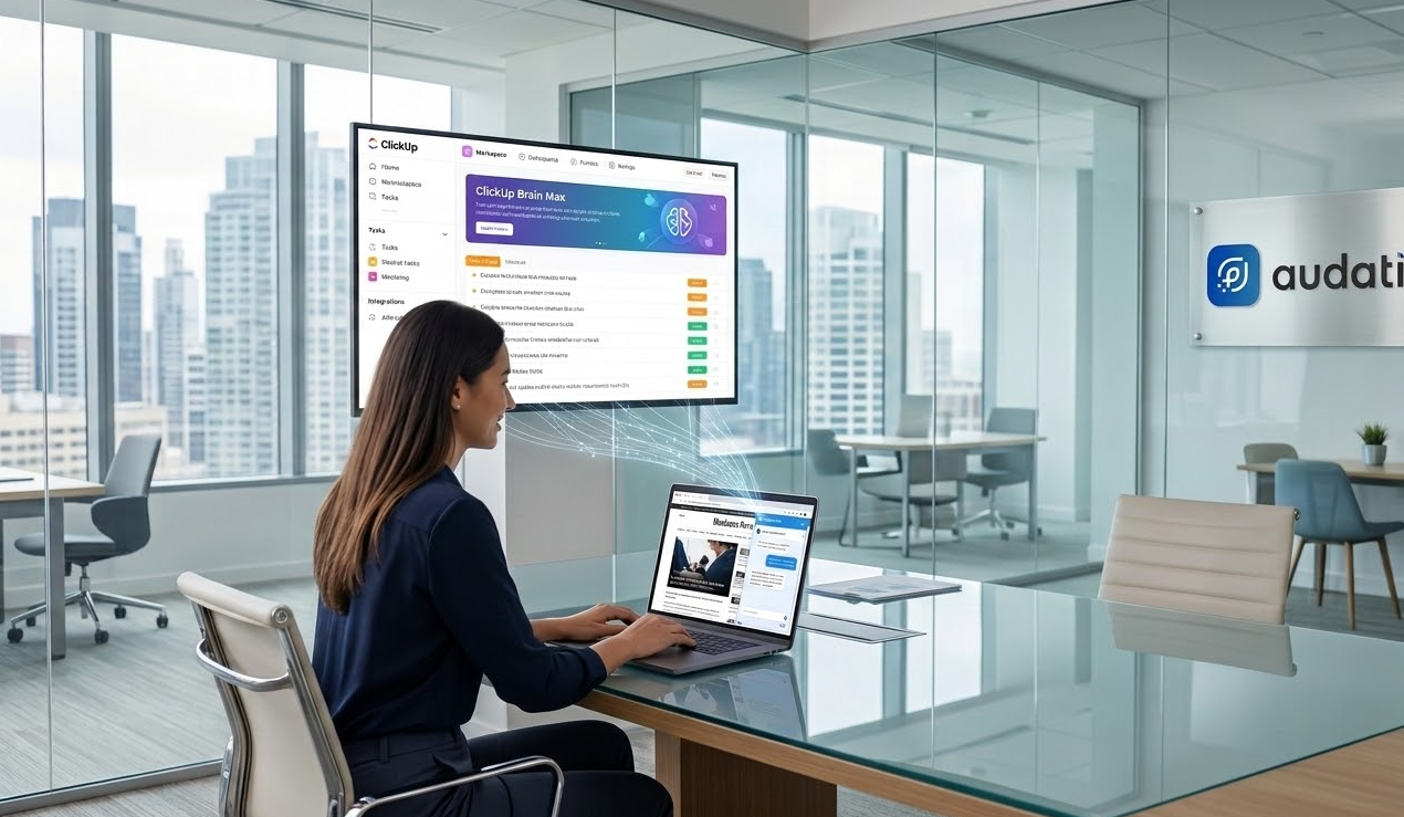 ClickUp Brain Max para Chrome Como Levar a Inteligência Artificial do Seu Workspace para Qualquer Aba do Navegador
