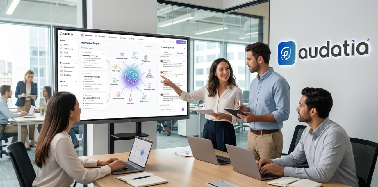 ClickUp Brain Platform Como a Inteligência Artificial Contextual Redefine a Gestão do Conhecimento