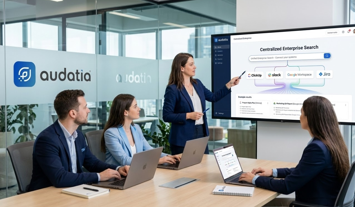 ClickUp Enterprise Search: O Guia Estratégico para Unificar a Inteligência da sua Empresa