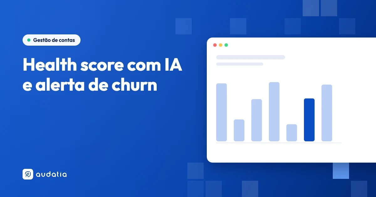 Gestão de contas no ClickUp: health score com IA e alerta de churn